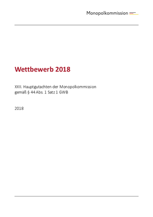 Hauptgutachten XXII