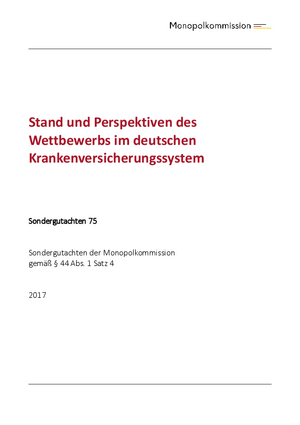 Sondergutachten 75