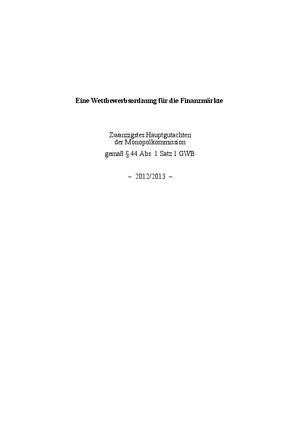 Hauptgutachten 2014