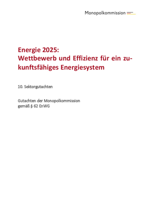 Energie 2025: Wettbewerb und Effizienz für ein zukunftsfähiges Energiesystem