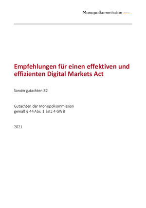 Sondergutachten 82